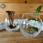 Pier 1 Clear Crackle Set of 4 Stemless Wine Glasses