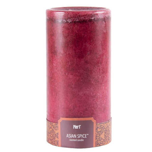 Pier 1 Asian Spice 3x6 Solid Pillar Candle - Pier 1