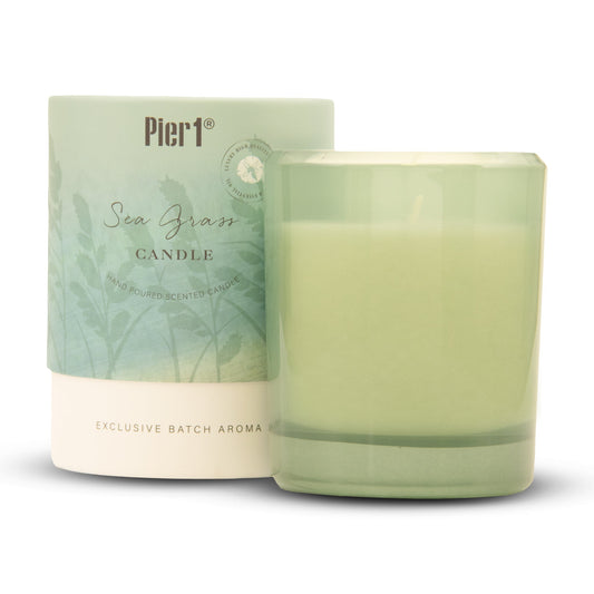 Pier 1 Sea Grass 8oz Boxed Soy Candle - Pier 1